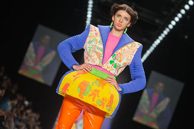 Skurrile Kreationen auf der Fashion Week