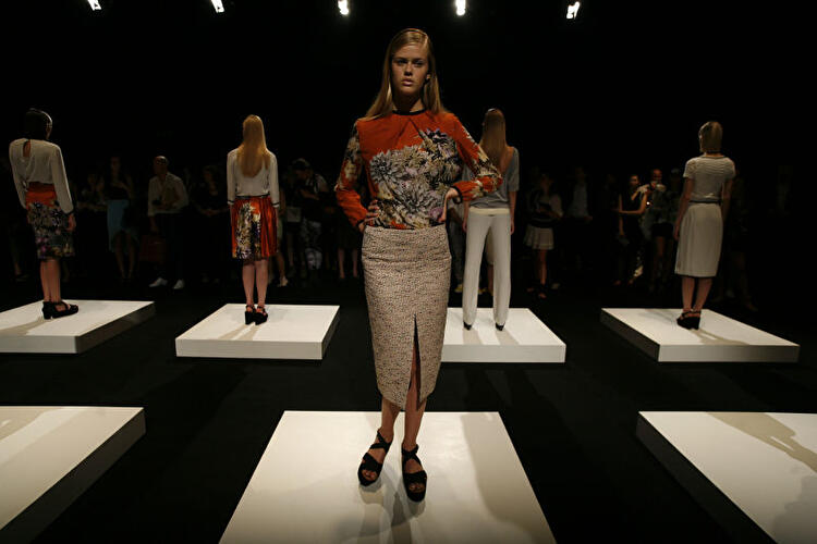 Blame auf der Fashion Week
