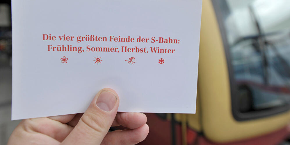 Postkarte mit Berlin-Witz