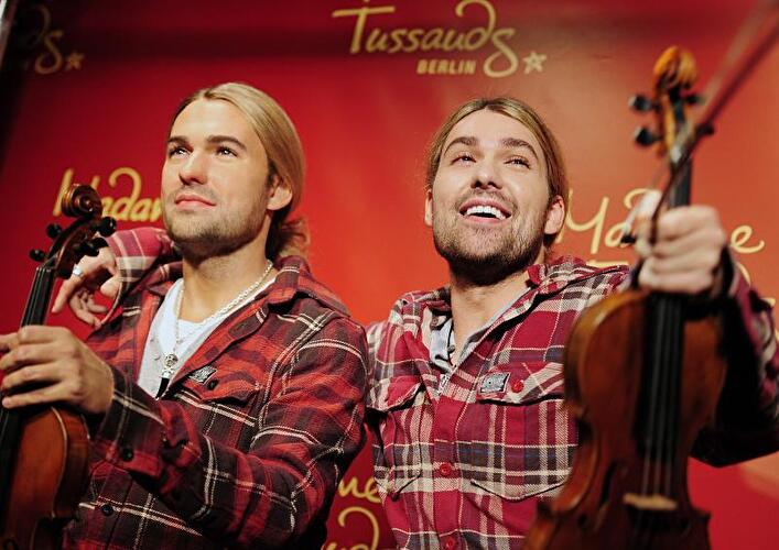 David Garrett bei Madame Tussauds Berlin