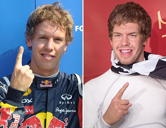 Sebastian Vettel bei Madame Tussauds Berlin