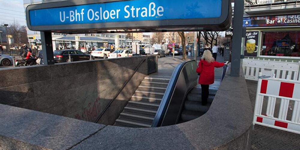 Underground station Osloer Straße