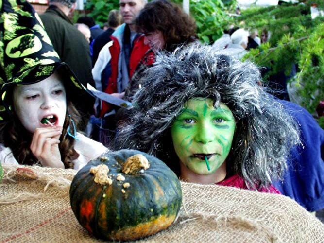 Halloween im Botanischen Garten in Dahlem