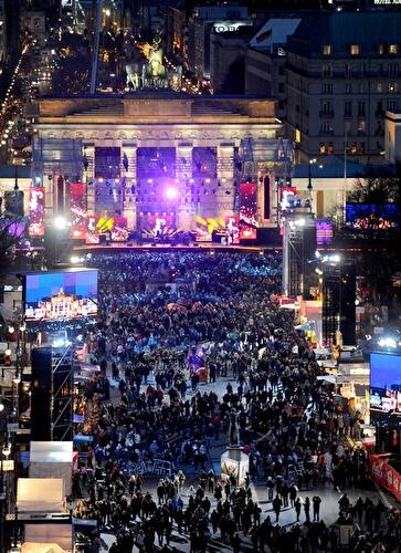 Silvester am Brandenburger Tor 2012