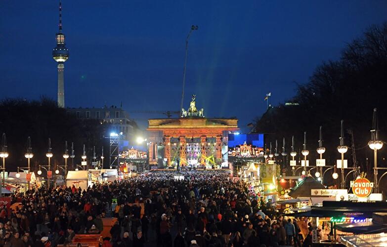 Silvester am Brandenburger Tor 2012