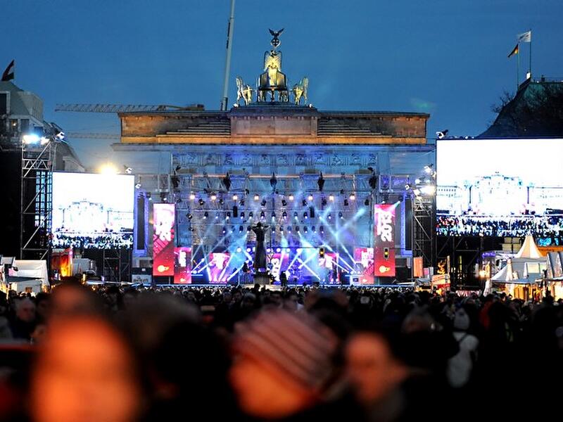 Silvester am Brandenburger Tor 2012