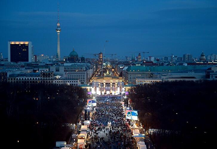 Silvester am Brandenburger Tor 2012