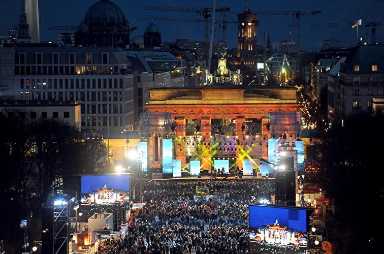 Silvester am Brandenburger Tor 2012