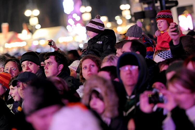 Silvester am Brandenburger Tor 2012