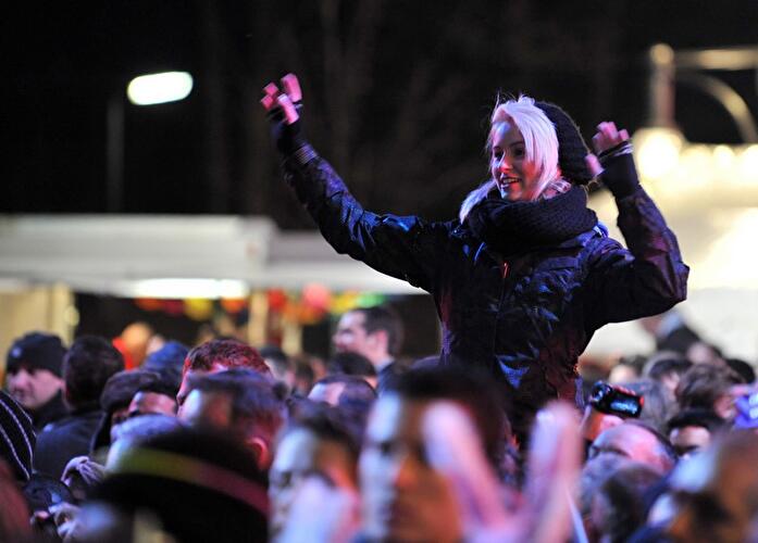 Silvester am Brandenburger Tor 2012