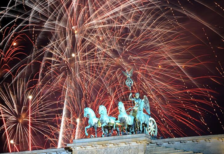 Silvester am Brandenburger Tor 2012