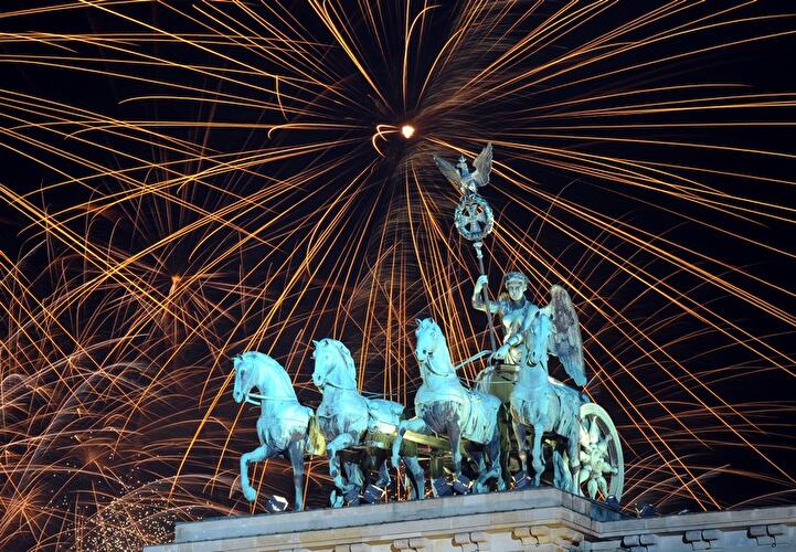 Silvester am Brandenburger Tor 2012