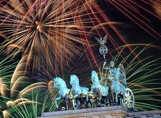 Silvester am Brandenburger Tor 2012