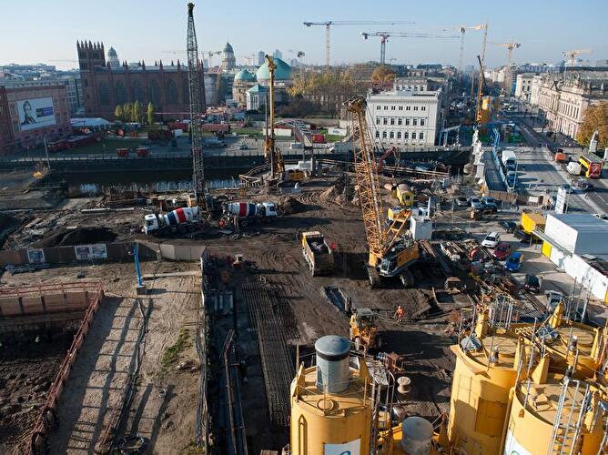 Baustelle des Berliner Stadtschlosses