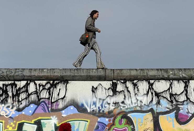Demonstration zum Erhalt der East Side Gallery