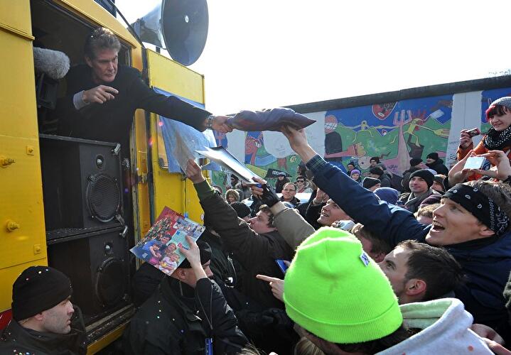 Demonstration zum Erhalt der East Side Gallery