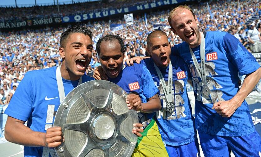 Hertha BSC feiert den Aufstieg