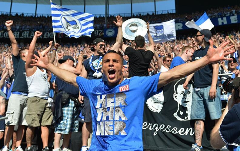 Hertha BSC feiert den Aufstieg