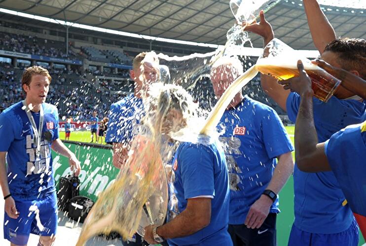 Hertha BSC feiert den Aufstieg