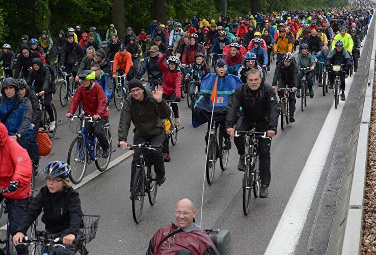 Fahrrad-Sternfahrt