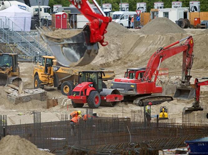 Baustelle für das Berliner Stadtschloss