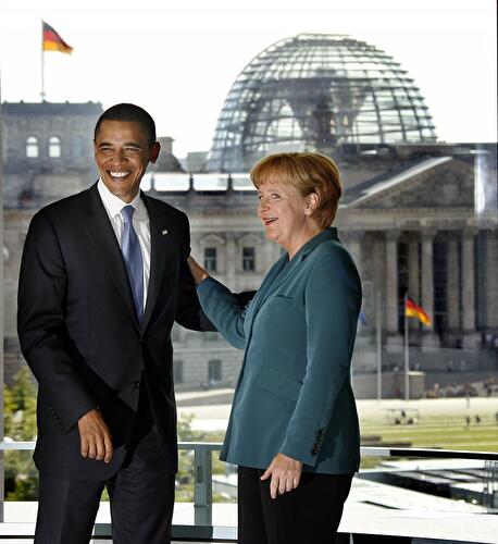 Obama besucht Berlin 2008