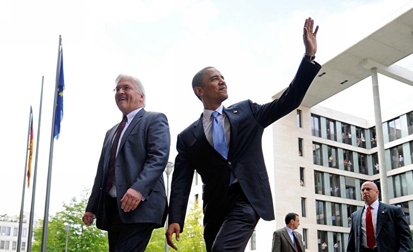 Obama besucht Berlin 2008