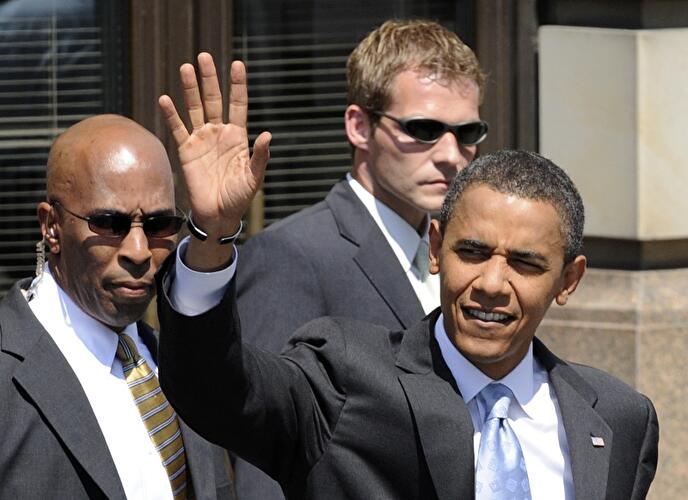 Obama besucht Berlin 2008