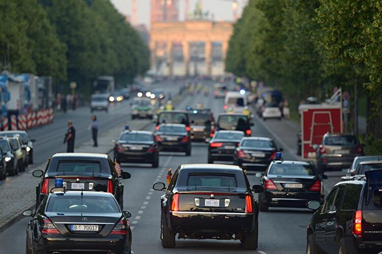 US-Präsident Obama: Ankunft in Berlin