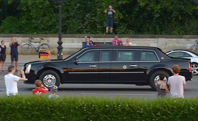 US-Präsident Obama: Ankunft in Berlin