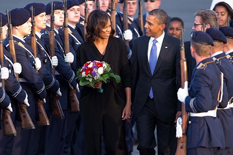 US-Präsident Obama: Ankunft in Berlin