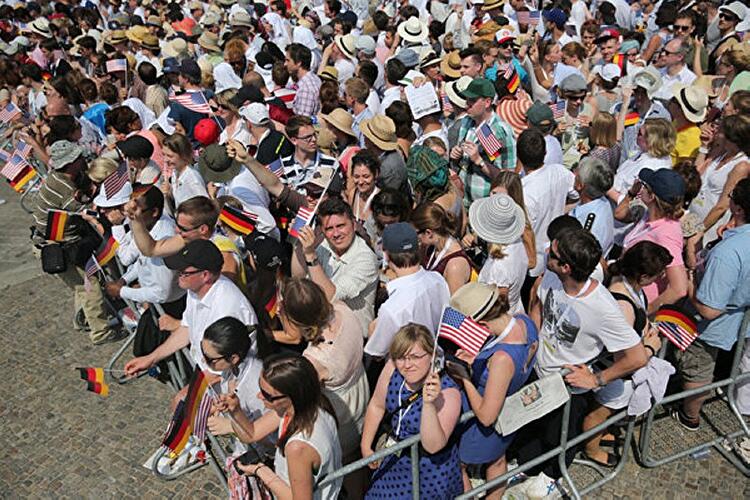 US-Präsident Obama: Rede am Brandenburger Tor