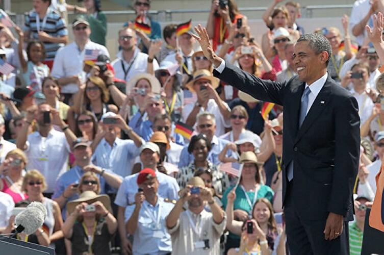 US-Präsident Obama: Rede am Brandenburger Tor