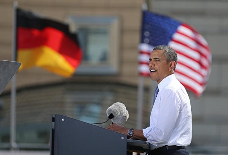 US-Präsident Obama: Rede am Brandenburger Tor
