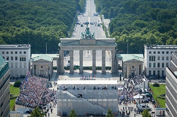 US-Präsident Obama: Rede am Brandenburger Tor