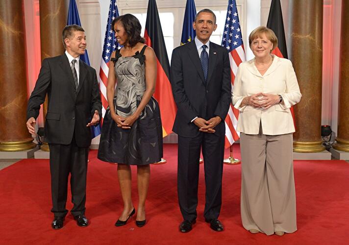 Obama-Dinner im Schloss Charlottenburg (19.06.2013)