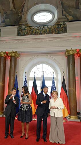 Obama-Dinner im Schloss Charlottenburg (19.06.2013)