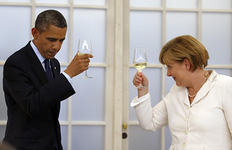 Obama-Dinner im Schloss Charlottenburg (19.06.2013)