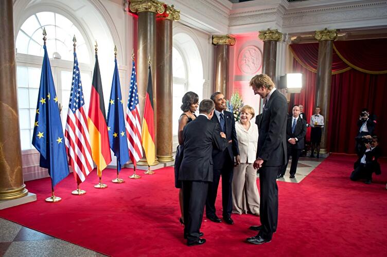 Obama-Dinner im Schloss Charlottenburg