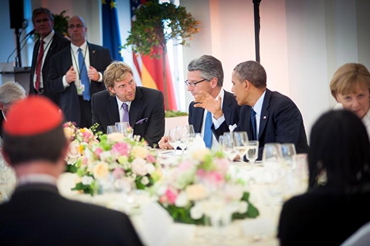 Obama-Dinner im Schloss Charlottenburg