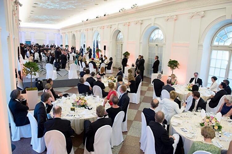 Obama-Dinner im Schloss Charlottenburg