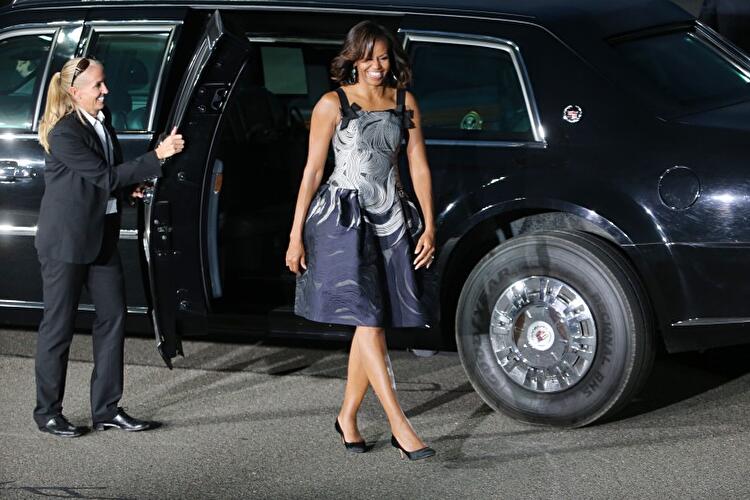 Abreise von US-Präsident Obama von Berlin-Tegel