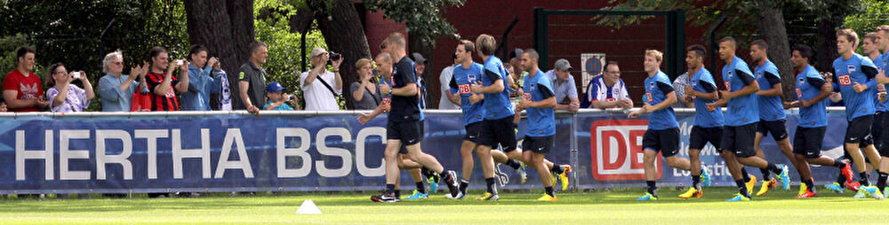 Trainingsauftakt bei Hertha BSC