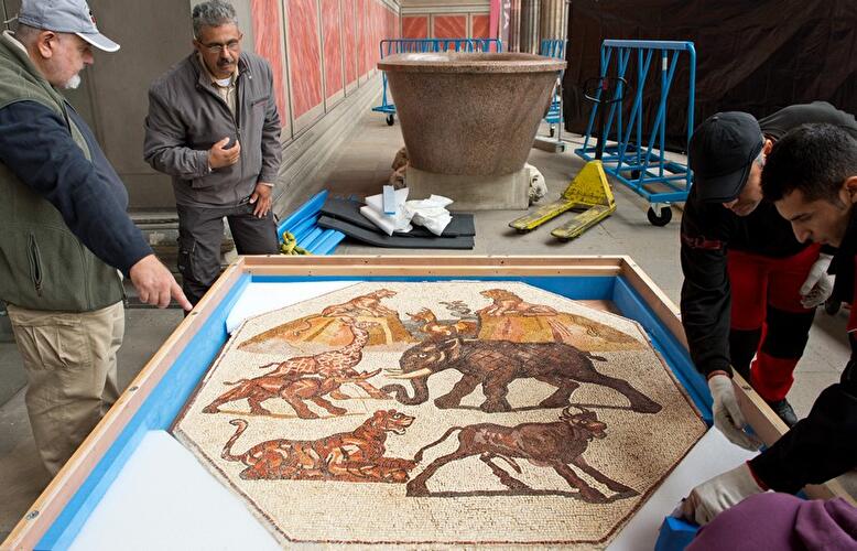 Römisches Mosaik im Alten Museum
