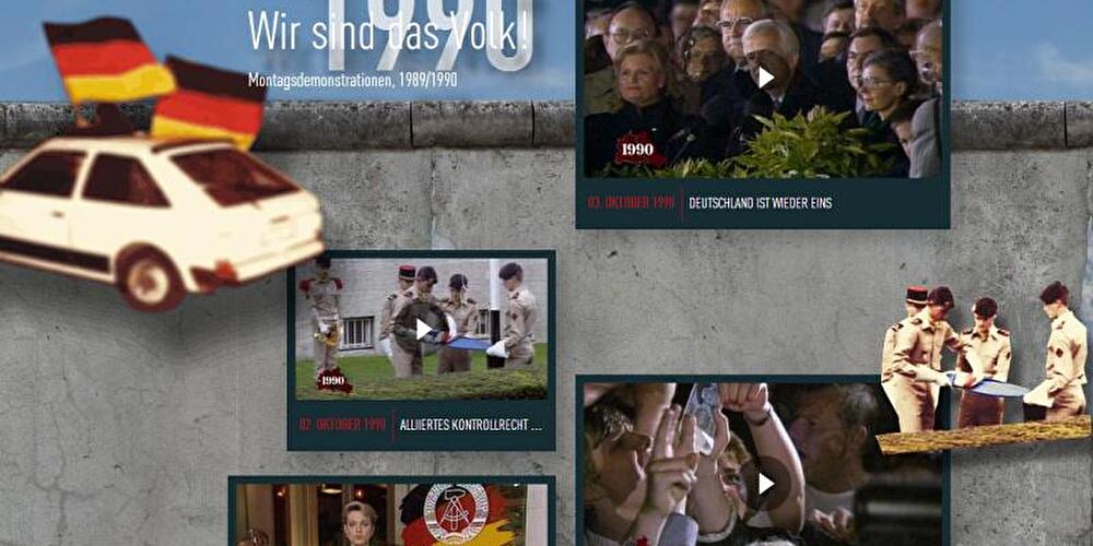 Website Berliner Mauer