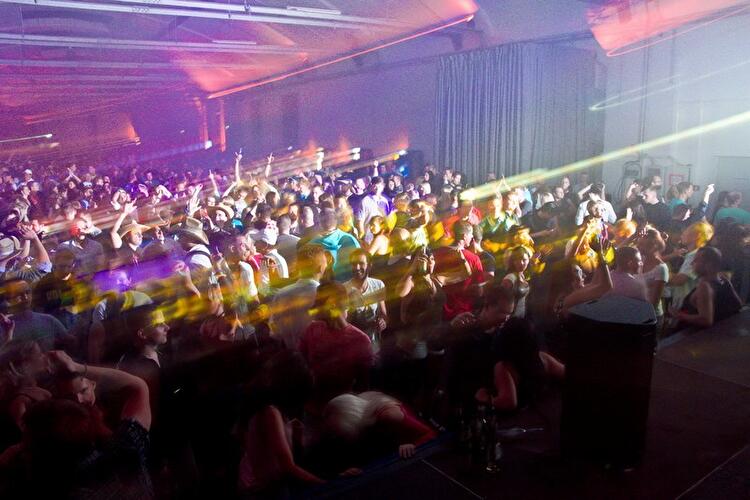 New Year's Eve party at Postbahnhof in Berlin