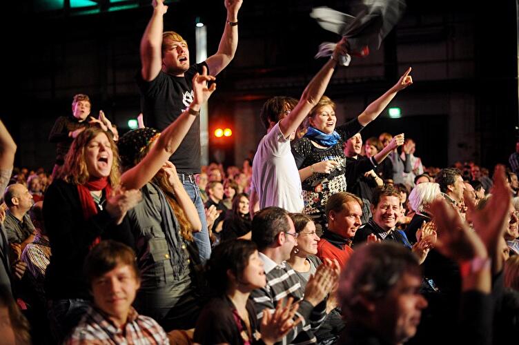 Finale der Deutschen Meisterschaft der Dichter auf offener Bühne «Poetry Slam»