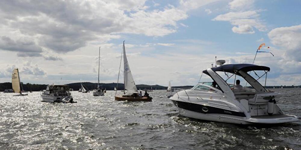 Boote auf dem Müggelsee