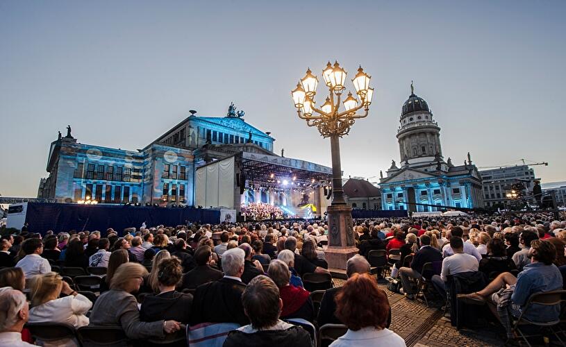 Konzert auf dem Gendarmenmarkt