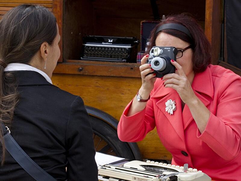 Kunstaktion: Maueramt